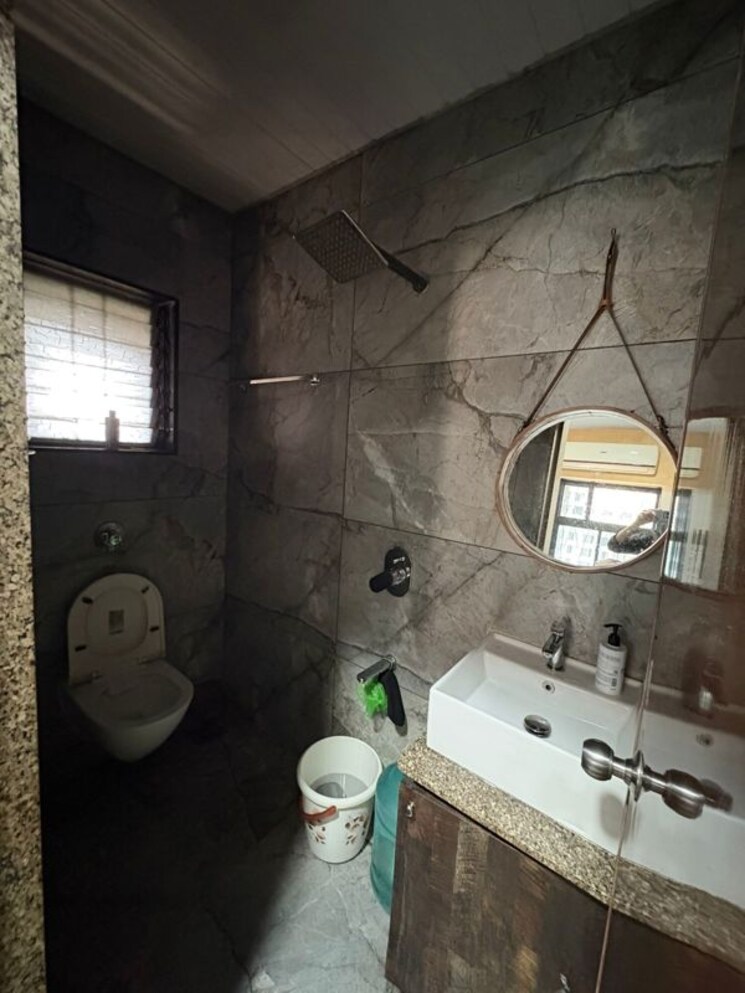 Bathroom, new-krishna-tower 3 Bedroom 1000 Sq.Ft. Apartment In Kopar Khairane Navi Mumbai 9730351