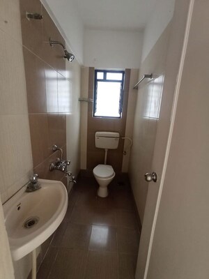 Bathroom in 2 BHK Apartment at KJ Tower, Warje – for Rent