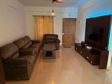 Living Room in 3 BHK Apartment at Ramanshree Nagar – for Rent