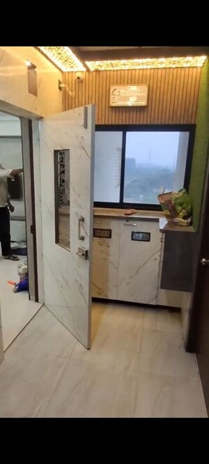 Kitchen in 1 BHK Apartment at Dynamic Crest, Shilphata – for Rent