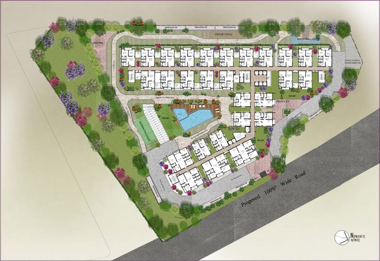 Master Plan, ghr-callisto 2 Bedroom 1195 Sq.Ft. Apartment In Kollur Hyderabad 9730507