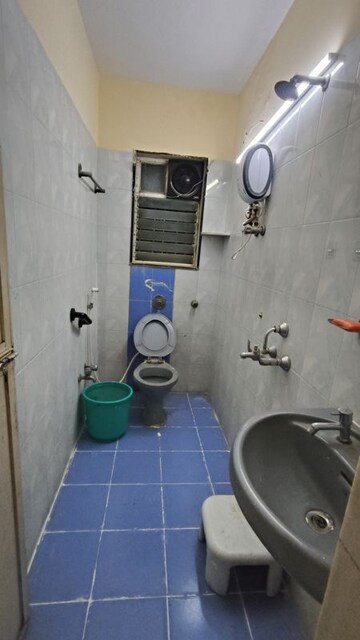Attached Bathroom in 2 BHK Apartment at Rizvi Heights, Senapati Bapat Marg – for Rent