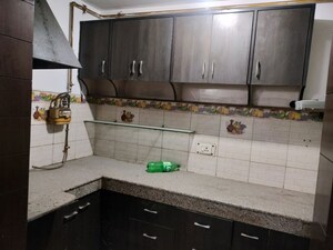 Kitchen in 3 BHK Builder Floor at Paryavaran Complex – for Rent