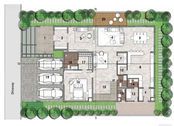 Master Plan in 5 BHK Villa at Rushikonda – for Sale