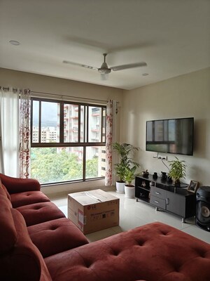 Living Room in 2 BHK Apartment at Lushlife Ovo, Undri – for Sale