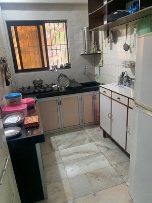 Kitchen in 1 BHK Apartment at Vile Parle West – for Rent