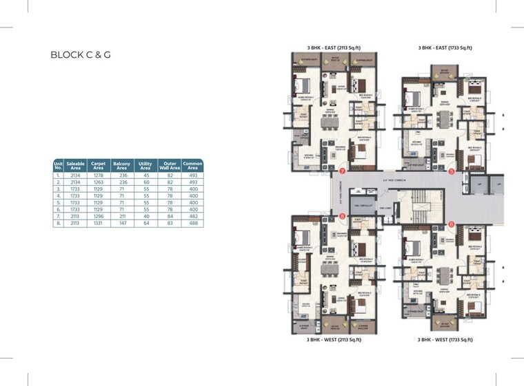 Master Plan, tridasa-rise 3 Bedroom 1733 Sq.Ft. Apartment In Nallagandla Hyderabad 9730619