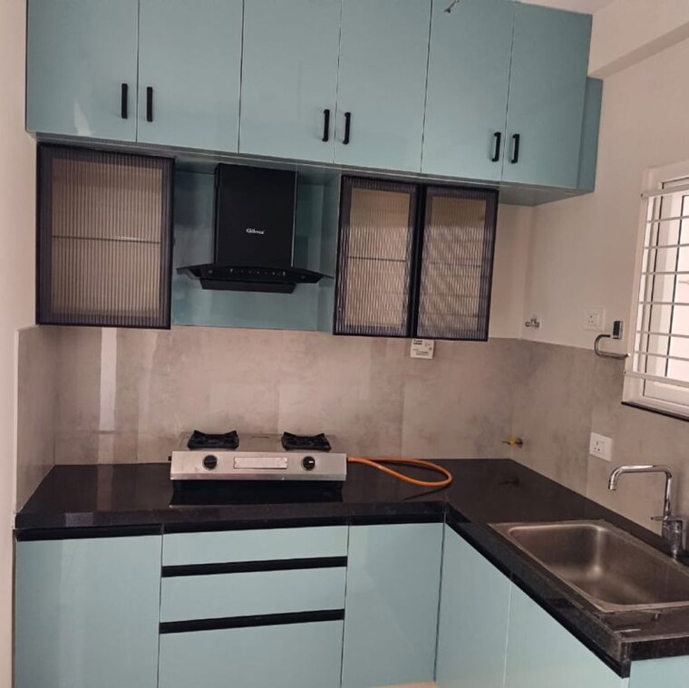Kitchen, my-home-sayuk 2 Bedroom 1355 Sq.Ft. Apartment In Nallagandla Hyderabad 9730709