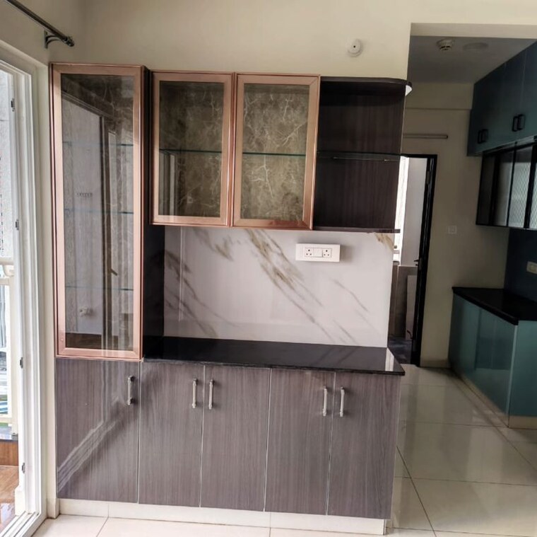 Kitchen, my-home-sayuk 2 Bedroom 1355 Sq.Ft. Apartment In Nallagandla Hyderabad 9730709