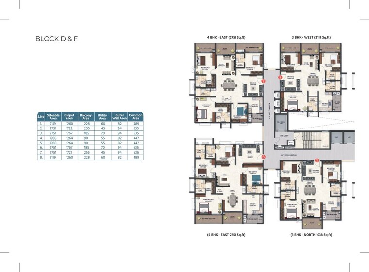 Master Plan, tridasa-rise 3 Bedroom 1938 Sq.Ft. Apartment In Nallagandla Hyderabad 9730695