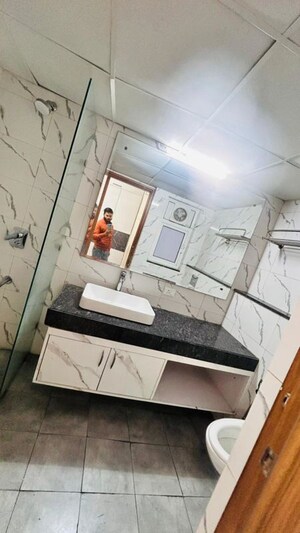 Staircase in 3 BHK Apartment at Experion Capital, Gomti Nagar – for Rent