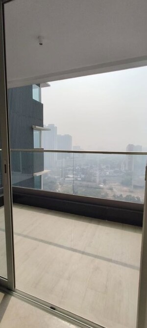 Balcony in 3 BHK Apartment at Courtyard by Narang Realty and The Wadhwa Group, Pokhran Road No Two – for Rent