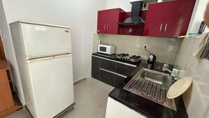 Kitchen in 2.5 BHK Apartment at Mantri Group Celestia, Gachibowli – for Rent