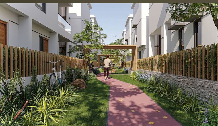 Exterior View, radhey-raaga 4 Bedroom 4585 Sq.Ft. Villa In Kollur Hyderabad 9730861