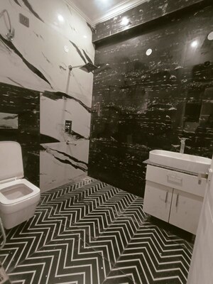 Bathroom in 3 BHK Apartment at Sushma Valencia, International Airport Road – for Rent