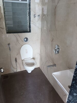 Attached Bathroom in 1 BHK Apartment at Seasons Orchid, Kalyan West – for Rent