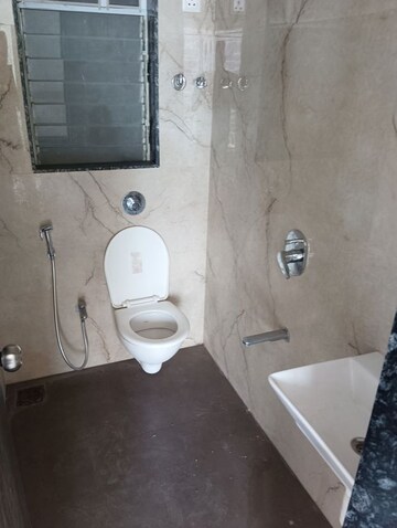 Attached Bathroom in 1 BHK Apartment at Seasons Orchid, Kalyan West – for Rent