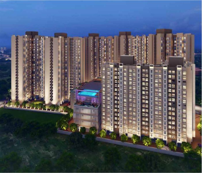 1 BHK 399 Sq.Ft. Apartment in Kohinoor Eden