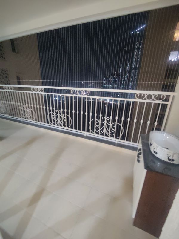 Balcony in 3 BHK Apartment at Prestige Beverly Hills, Kokapet – for Rent