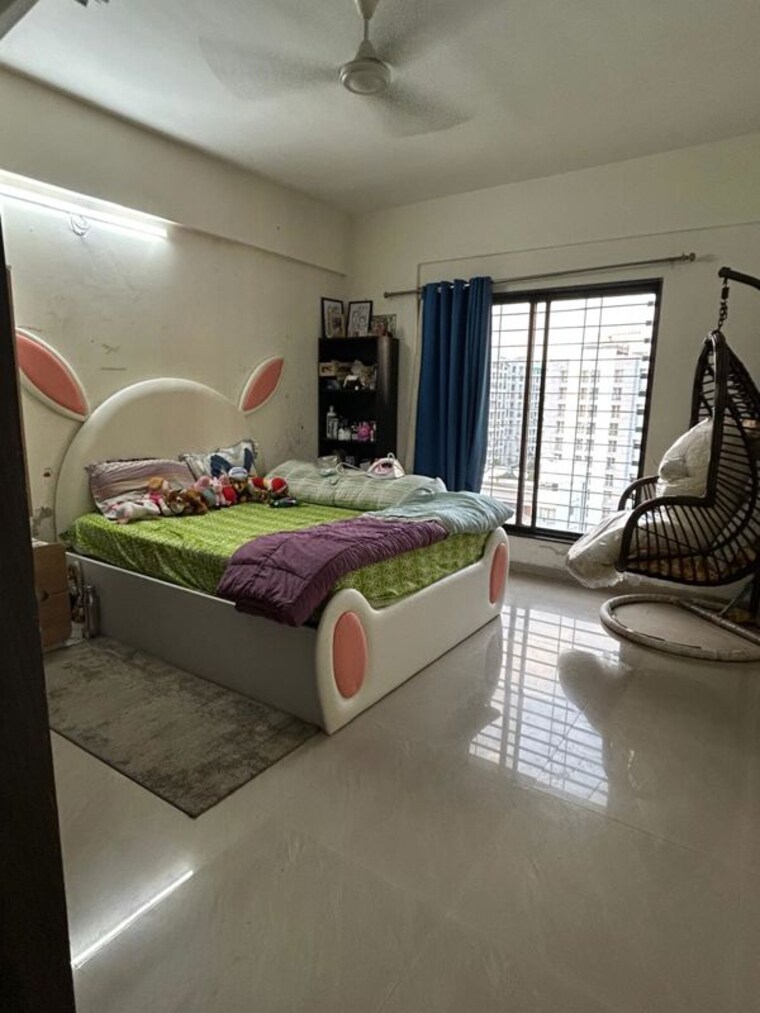 Bedroom, pebbles-i 3 Bedroom 1500 Sq.Ft. Apartment In Bavdhan Pune 9731155