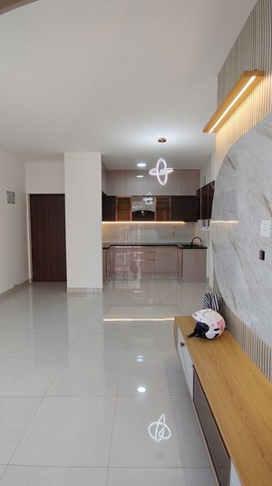 Living Room in 2 BHK Apartment at Adarsh Greens, Kogilu – for Rent