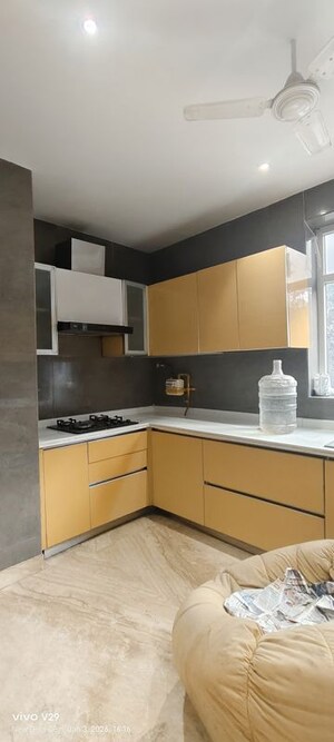 Kitchen in 3 BHK Builder Floor at Greater Kailash I – for Rent