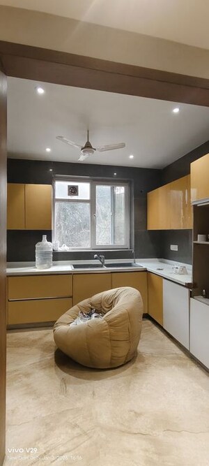 Kitchen in 3 BHK Builder Floor at Greater Kailash I – for Rent