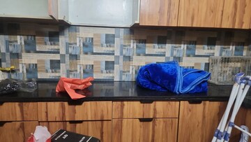 Kitchen in 1 BHK Builder Floor at East Of Kailash – for Rent
