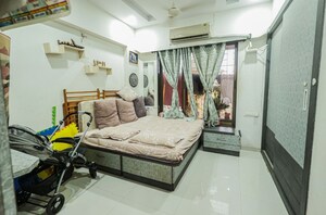 Master Bedroom in 2 BHK Apartment at Vijay Wimbledon Park, Vartak Nagar – for Rent