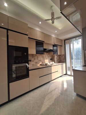 Kitchen in 3.5 BHK Builder Floor at Sushant Lok Iii – for Sale