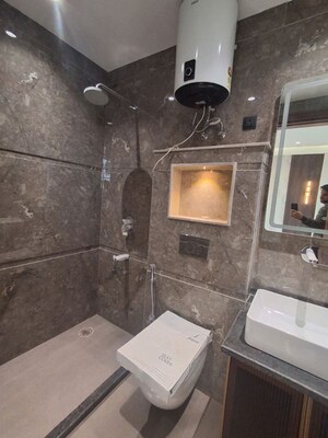 Attached Bathroom in 3.5 BHK Builder Floor at Sushant Lok Iii – for Sale