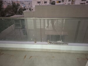 Balcony in 3 BHK Apartment at Banjara Hills – for Rent