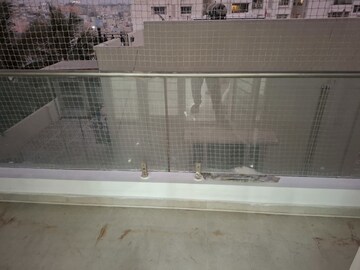 Balcony in 3 BHK Apartment at Banjara Hills – for Rent