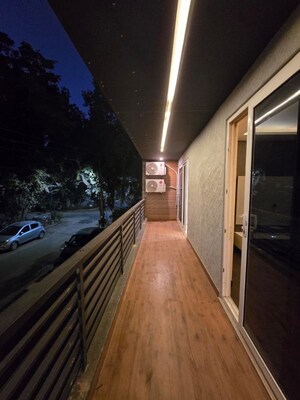 Balcony in 3 BHK Builder Floor at Sushant Lok 3, Sector 57 – for Rent