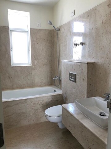 Bathroom in 4 BHK Apartment at Emaar Palm Terraces Select, Sector 66 – for Rent