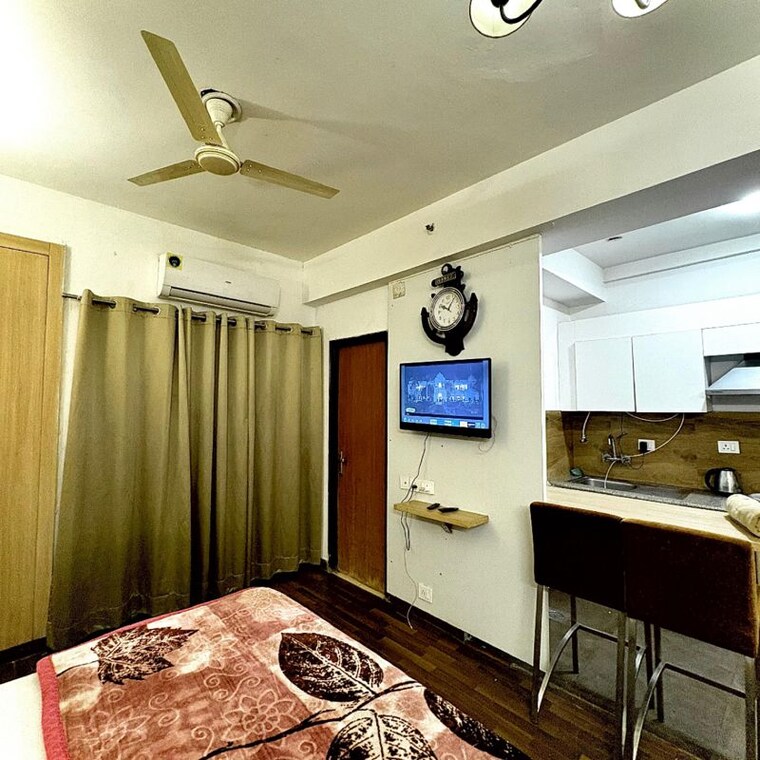 Bedroom, nimbus-the-golden-palm Studio 506 Sq.Ft. Apartment In Sector 168 Noida 9731352