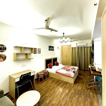 Living Room in Studio Apartment at Nimbus The Golden Palm, Sector 168 – for Sale