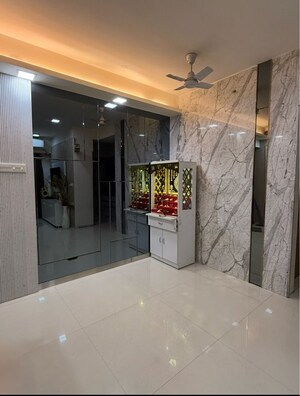 Living Room in 1 BHK Apartment at Ashapura Options Eminente, Dahisar East – for Rent