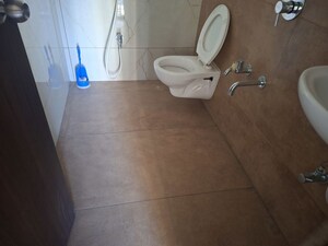 Bathroom in 1 BHK Apartment at Vihang Valley Phase 3, Kasarvadavali – for Rent
