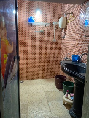 Bathroom in 1 BHK Apartment at Kavya Residency Thane, Ghodbunder Road – for Rent