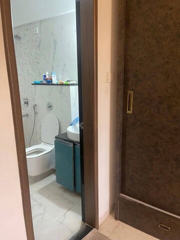 Bathroom in 2 BHK Apartment at Majestique Towers, Kharadi – for Rent
