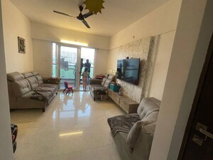 Living Room in 2 BHK Apartment at Majestique Towers, Kharadi – for Rent