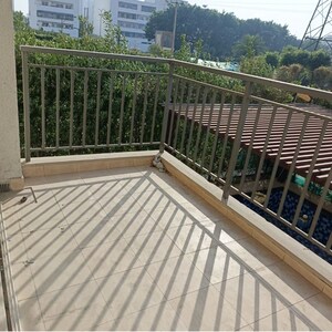 Balcony in 3 BHK Apartment at Puri Aanandvilas, Sector 81 – for Rent