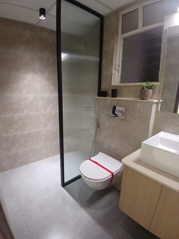Bathroom in 2 BHK Apartment at Yashwin Orrizonte, Kharadi – for Rent