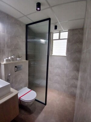 Bathroom in 2 BHK Apartment at Yashwin Orrizonte, Kharadi – for Rent