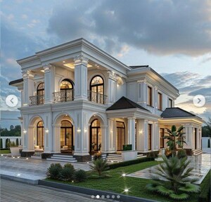 5 BHK Villa – Exterior View View at Epsilon Villa Plot, Yemalur - for Sale