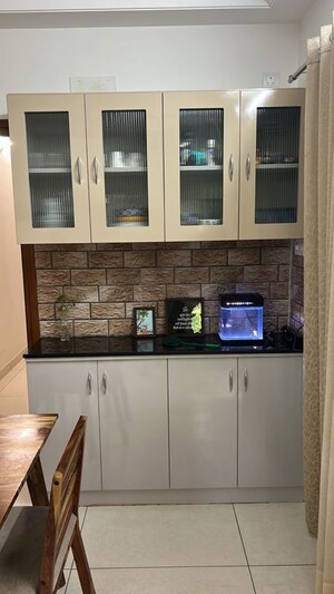 Kitchen in 2.5 BHK Apartment at Aparna Sarovar Zenith, Nallagandla – for Rent