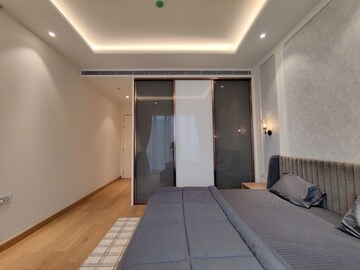 Building Lobby in 1 BHK Apartment at Bhartiya City Leela Residences, Thanisandra Main Road – for Rent