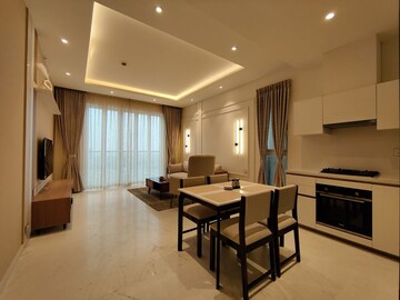 Living Room in 1 BHK Apartment at Bhartiya City Leela Residences, Thanisandra Main Road – for Rent