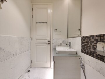 Bathroom in 1 BHK Apartment at Bhartiya City Leela Residences, Thanisandra Main Road – for Rent